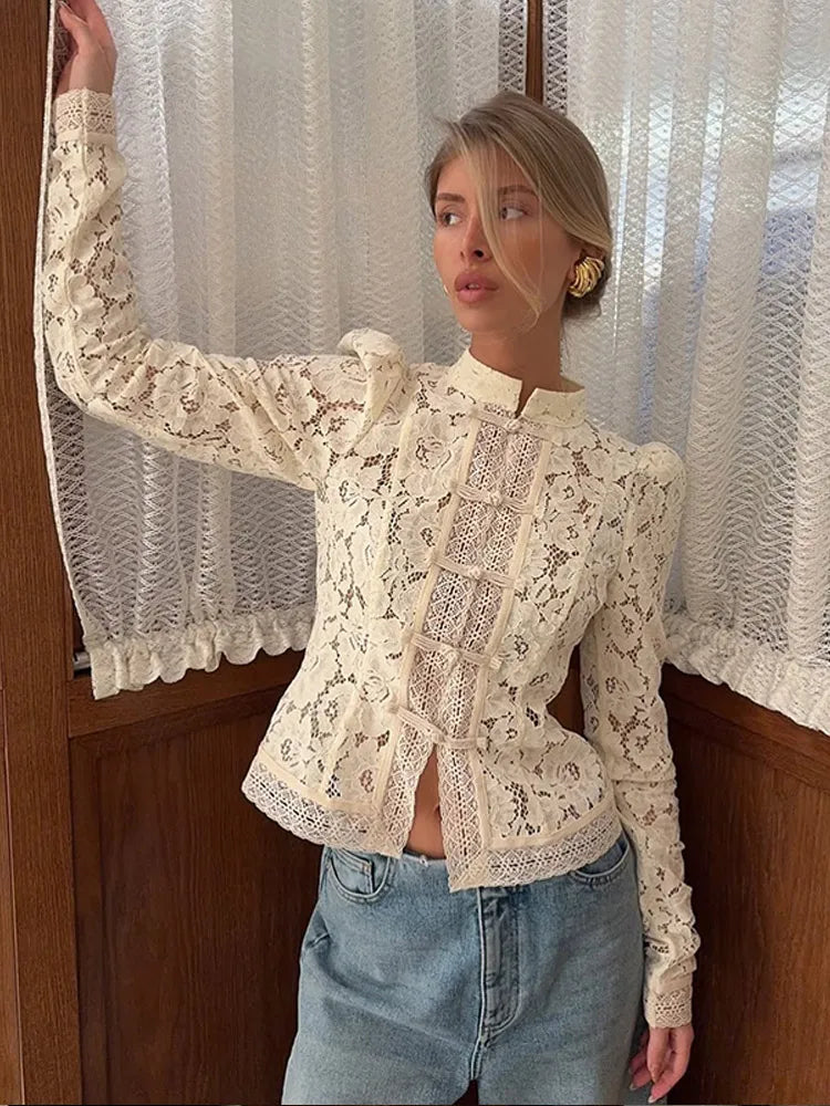 Élise – Chemisier “Brume Fine”