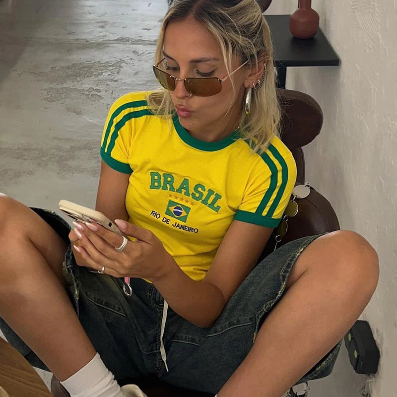 Isadora – T-shirt “Sol & Samba”