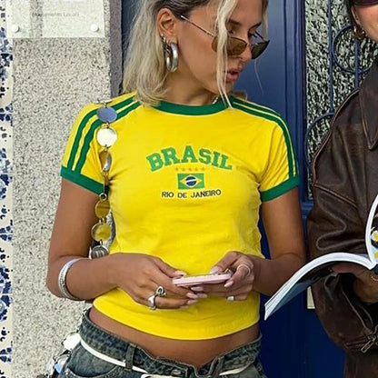 Isadora – T-shirt “Sol & Samba”